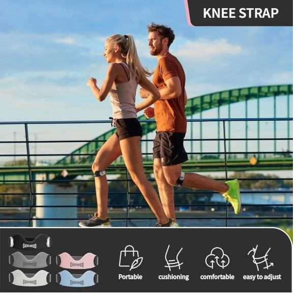 Kneecap Support Strap For Knee Pain and Tendonitis (1 Pair)
