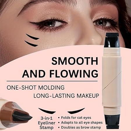 Wing Eyeliner Stamp- Long Lasting Smudge Proof Waterproof Eyeliner