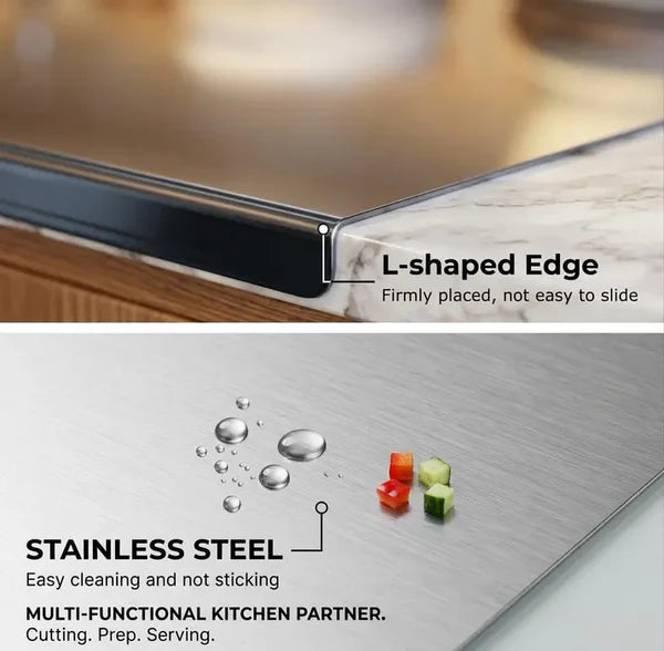 Stainless Steel Cutting & Kneading Board 30x30cm