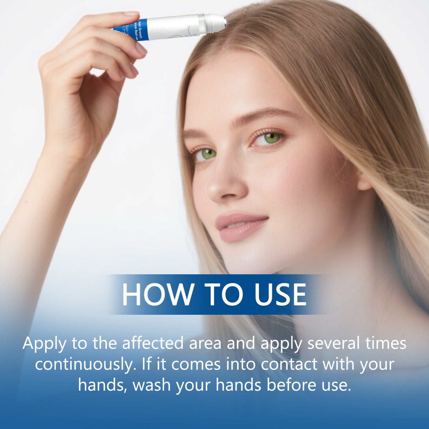 Hair Growth Serum Roll On-Target the roots. Transform your Hair.