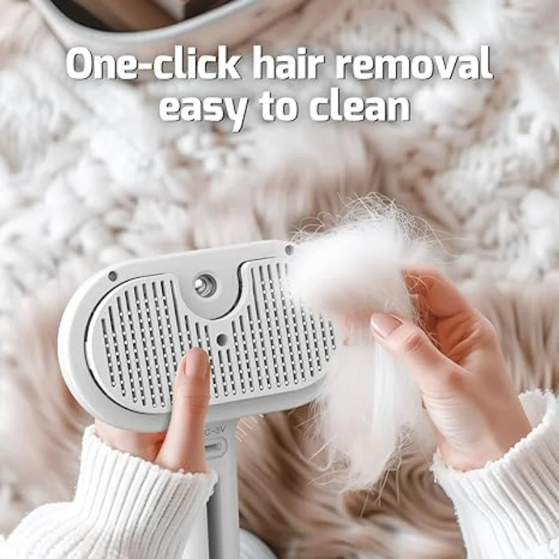 Steam Pet Grooming Brush