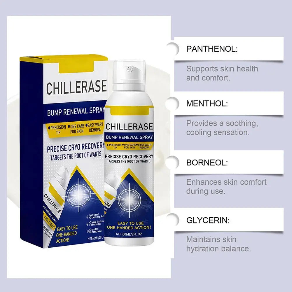 Chillerase Bump Renewal Spray for Beauty Skin Care